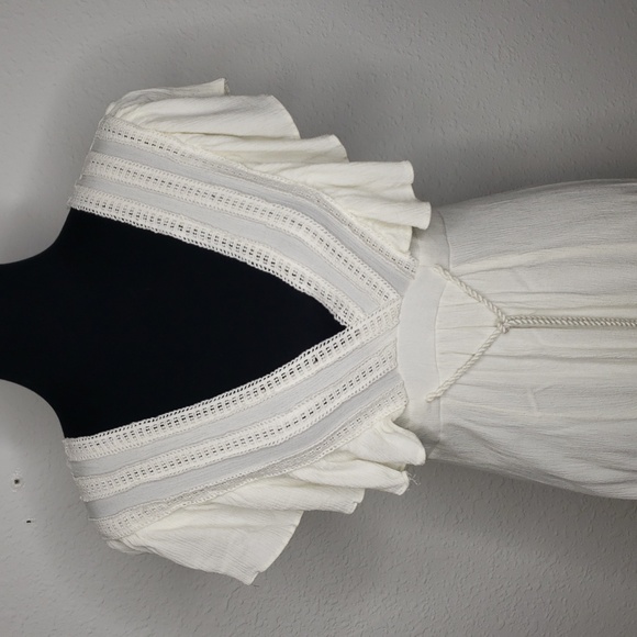 Baltic Born Womens The Jennifer Deep Babydoll V Maxi Dress Size S Wedding Boho - Picture 4 of 16